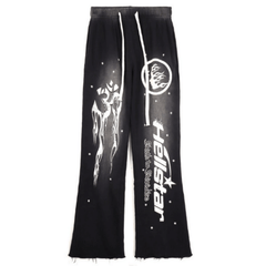 Hellstar Studios Racer Flare Pants Black