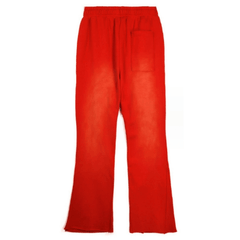 Hellstar Retro washed Flare pants Red