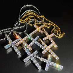 Men's Cross Pendant Necklace