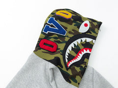 Bape Shark head camouflage Hoodie