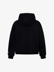 Retro Contrasting Letter Print Loose Hoodie