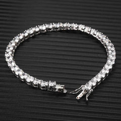 Men's Tennis Zirconia Bracelet #CHA003