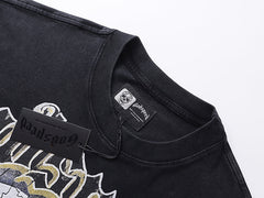 Godspeed Skeletons Pattern Printed T-Shirts #1039