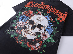 Godspeed Skeletons Rose T-Shirts #1019