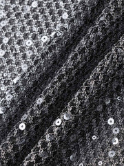 Glitter Niche See-through Mesh T-shirt
