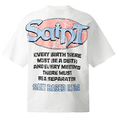 SAINT MICHAEL Skeleton Print T-Shirts