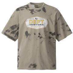 Gallery Dept.Mud dye hand painted Balenciaga style T-Shirts