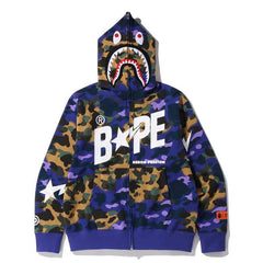 BAPE Star Camo Shark Hoodie