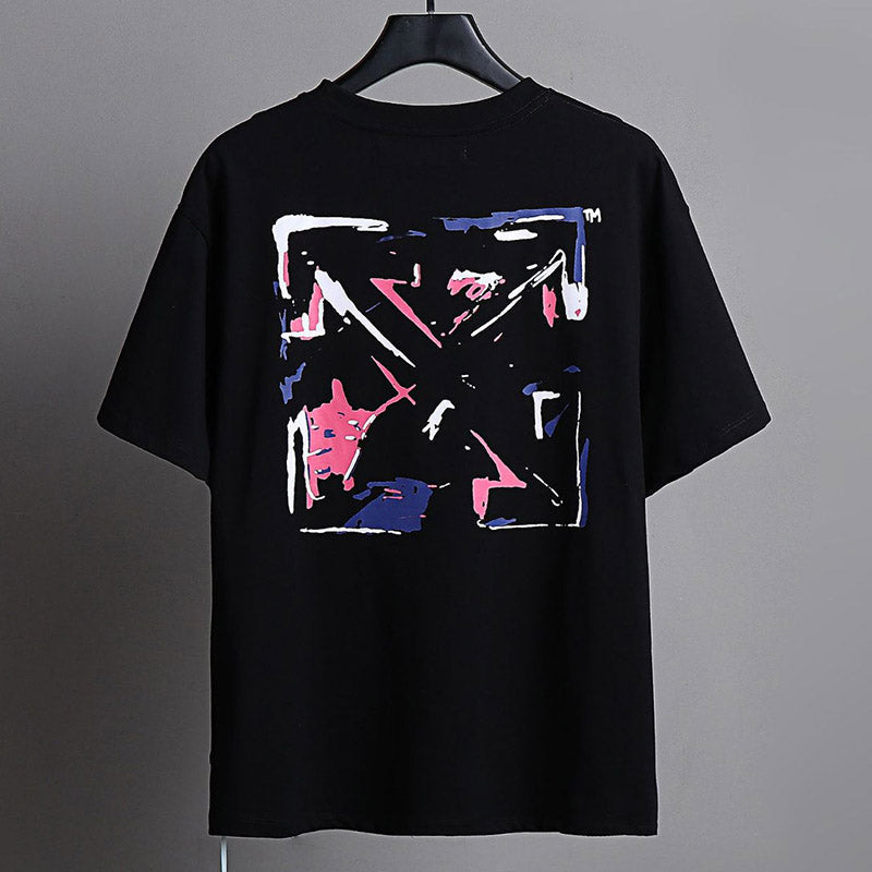Arrow Pattern Shirts OFF WHITE Cartoon colorful arrow pattern T-Shirts – Azaogo