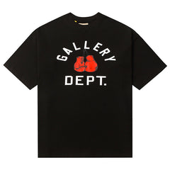 Gallery Dept Logo Printed T-Shirt Black Loose Fit