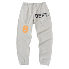 GALLERY DEPT. Grey Deep Logo Cotton Blend Joggers