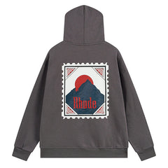 RHUDE Moonlight Stamp Logo-Print Cotton-Jersey Hoodie