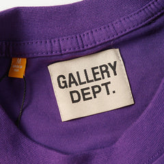 Gallery Dept T-Shirt Purple Loose Fit