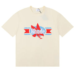 RHUDE Chevron Eagle cotton T-Shirts