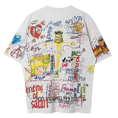 Saint Michael Vintage Graffiti T-Shirt