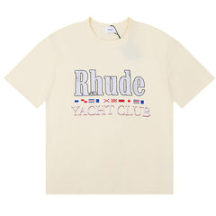 RHUDE Grand Prix logo T-Shirts