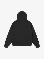 Retro Digital Chain Print Cardigan Zipper Hooded Sweatshirt