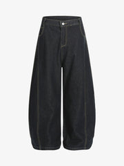 Retro Stitching Graffiti Letters Machete Jeans