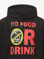 Prohibition Slogan Distressed Lettering Hoodie