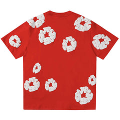 Denim Tears Men's Red T-shirt