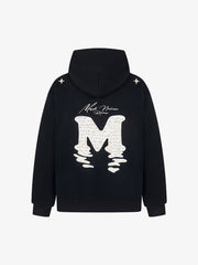 Street Letter Embroidery Simple Loose Hoodie