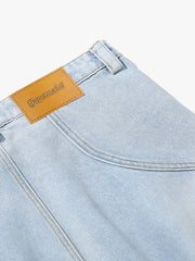 Pleated Panelled Scimitar Jeans