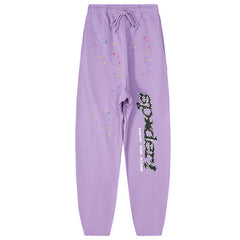Sp5der Young Thug Pant-Purple #8307