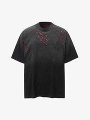 Vintage Washed Dot Spray T-Shirt