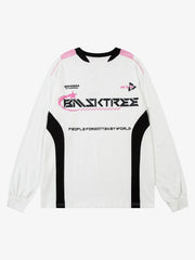 Thesupermade Racing Oversized Long Sleeve T-shirt