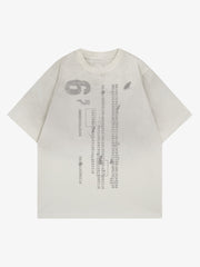 Distressed Digital Print T-shirt