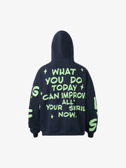 Thesupermade Foam Letter Hoodie