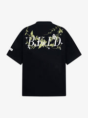 Floral Embroidered Oversized Short Sleeve T-Shirt