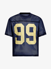 Jersey Mesh Short-Sleeve T-shirt - 2428