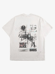 Retro Washed Printed T-shirt
