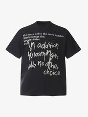 Fun Phantom Letter Print T-shirt