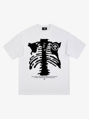 Thesupermade Skull Print T-shirt