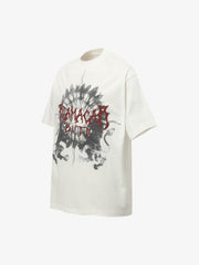 Distressed Batik Graphic T-Shirt