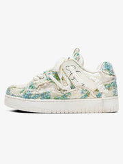 Destruction Series Tassel Contrast Color Sneakers - 2356