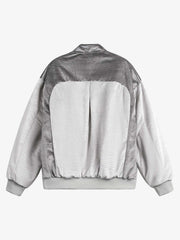 Thesupermade Patchwork Embroidered Bomber Jacket