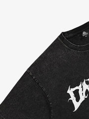 Thesupermade Washed Skull Print T-shirt