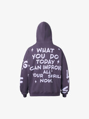 Thesupermade Foam Letter Hoodie
